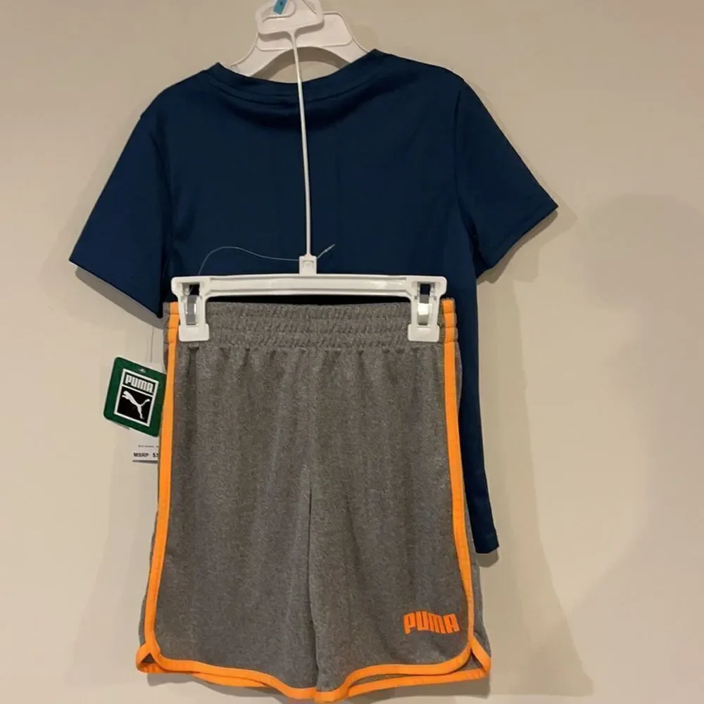 Puma Boys Logo Shirt Set Size 5 NEW
